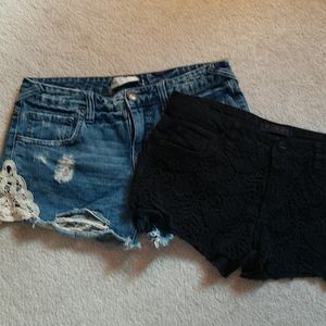 Fp and tinsel shorts size 26